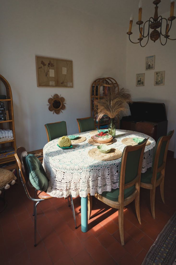 Table de la salle à manger dressée